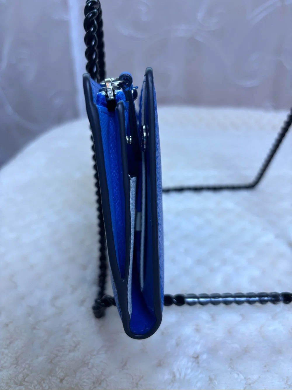 Michael Kors Jet Set Saffiano Bright Blue Bifold Wallet